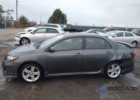2013 Toyota Corolla S из США, поврежденный, VIN 2T1BU4EEXDC013486
